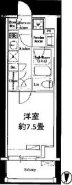 クレストコート清澄白河 202 間取り図