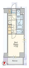 クレストコート清澄白河 703 間取り図