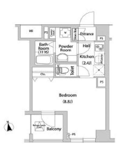BLESS西巣鴨 311 間取り図