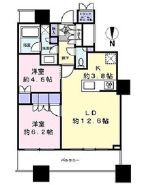 パークタワーグランスカイ 32階 間取り図