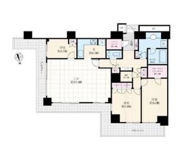 Wコンフォートタワーズ WEST 27階 間取り図