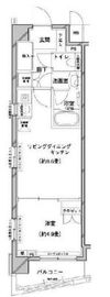 コンフォリア目黒八雲 205 間取り図