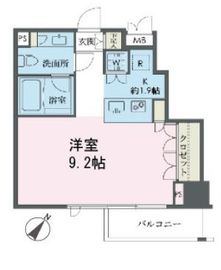 ドゥーエ南麻布 804 間取り図