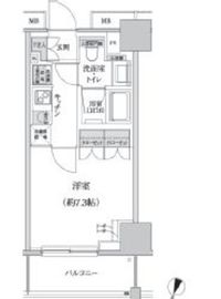 パークハビオ渋谷本町レジデンス 303 間取り図