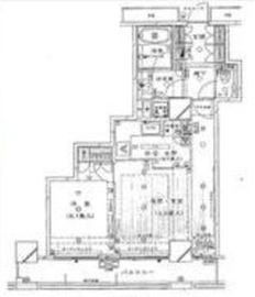 ソアールタワー市ヶ谷の丘 4階 間取り図