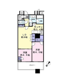 ブリリアマーレ有明 24階 間取り図