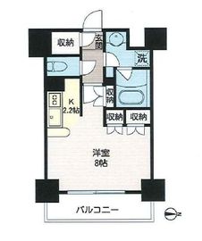 エコロジー大井町レジデンス 503 間取り図