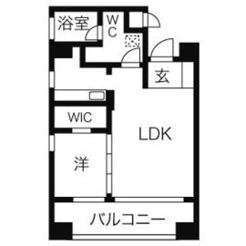 コートモデリア白金 501 間取り図