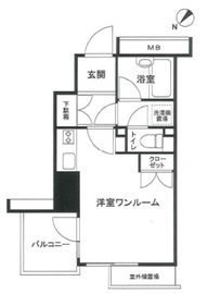 ファミール東銀座グランスイートタワー 3階 間取り図