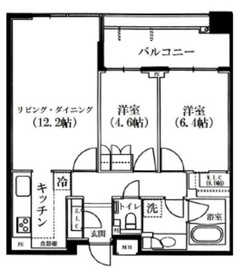 ヴェーゼント芝の杜ヒルトップハウス 2階 間取り図