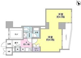 コンフォリア池尻 705 間取り図