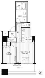 エアライズタワー 3階 間取り図