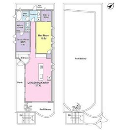 ソフィア南青山 3A 間取り図