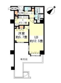 渋谷神山町レジデンス 102 間取り図