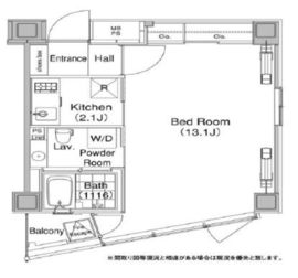 エルスタンザ代官山 タワー棟 501 間取り図