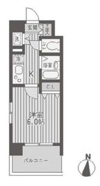 レジディア両国 201 間取り図