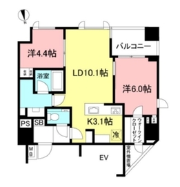 アトラス恵比寿 5階 間取り図