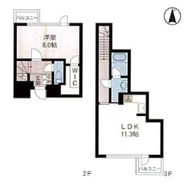 アーバンフラッツ目黒本町 210 間取り図