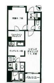 クレッセント東京ビュータワー 4階 間取り図