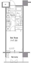 パークアクシス住吉 404 間取り図