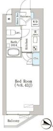 リペリアン中目黒 202 間取り図