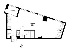 カラム 402 間取り図