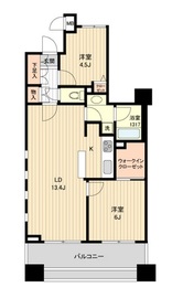 HF銀座レジデンスイースト 1305 間取り図