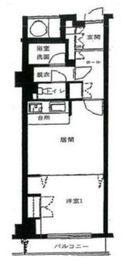 パークノヴァ神宮前 3階 間取り図