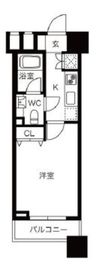 ファーストリアルタワー新宿 1912 間取り図