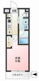 スカイコート渋谷北参道 3階 間取り図