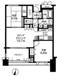 グランドテラス新宿 3階 間取り図