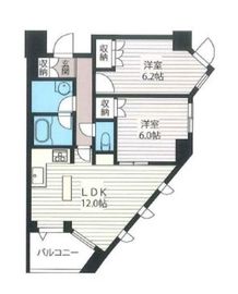 エスティメゾン北新宿 803 間取り図