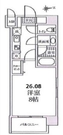 ブリリアント三田慶大前 9階 間取り図