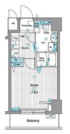 グランド・ガーラ銀座 3階 間取り図