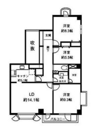 ブルグ池田山 201 間取り図