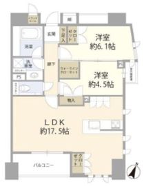 リビオレゾン小石川 14階 間取り図