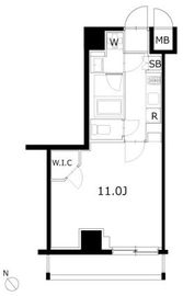 KDXレジデンス豊洲 416 間取り図