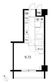 KDXレジデンス豊洲 425 間取り図