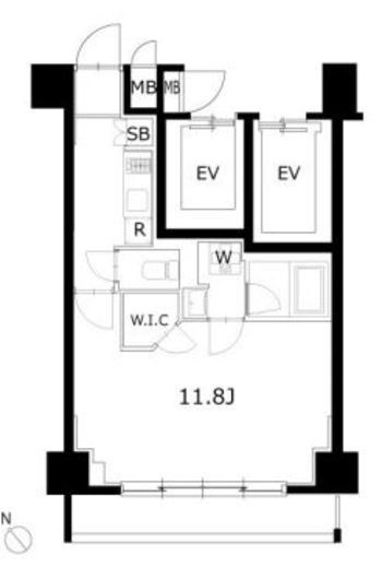 KDXレジデンス豊洲 516 間取り図