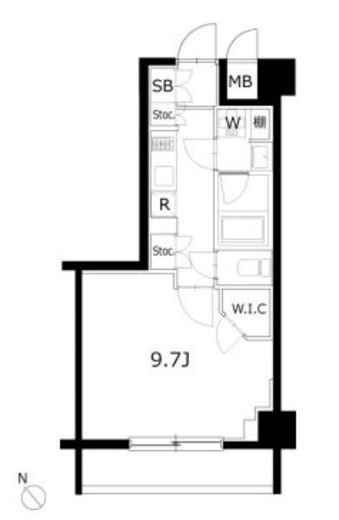 KDXレジデンス豊洲 619 間取り図