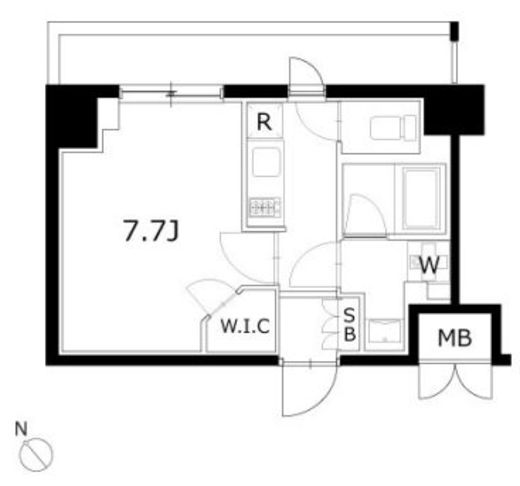 KDXレジデンス豊洲 626 間取り図