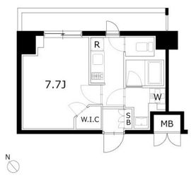 KDXレジデンス豊洲 626 間取り図