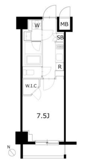 KDXレジデンス豊洲 812 間取り図