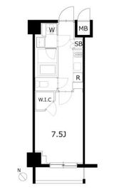 KDXレジデンス豊洲 814 間取り図