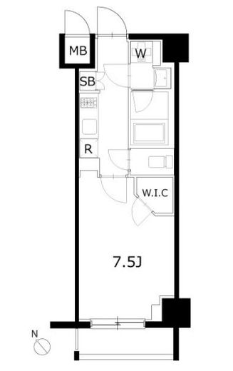 KDXレジデンス豊洲 107 間取り図