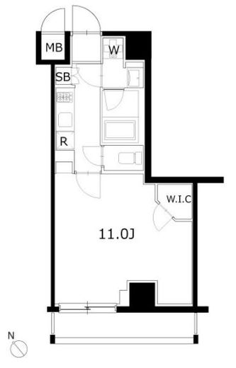 KDXレジデンス豊洲 110 間取り図