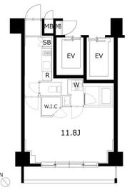 KDXレジデンス豊洲 206 間取り図