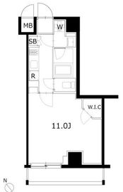 KDXレジデンス豊洲 214 間取り図