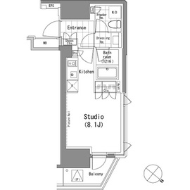 パークハビオ青山 1201 間取り図