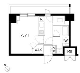 KDXレジデンス豊洲 340 間取り図